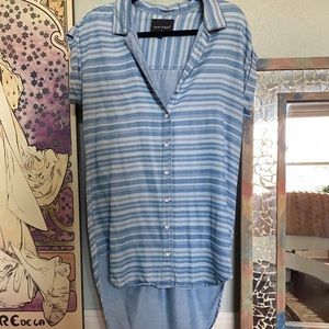 Button up tshirt dress